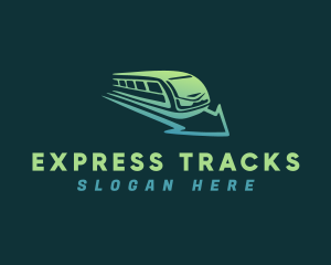 Fast Train Arrow logo design