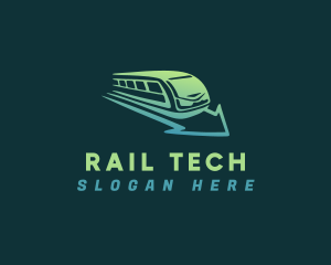 Fast Train Arrow logo design