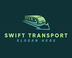 Fast Train Arrow logo design