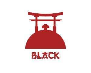 Seafood - Japan Shrine Restaurant logo design