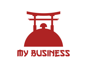 Soup - Japan Shrine Restaurant logo design