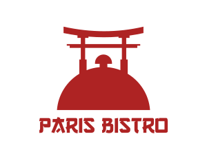 Japan Shrine Restaurant  logo design