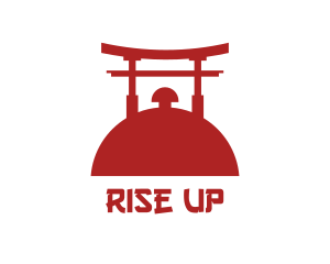 Japan Shrine Restaurant  logo design