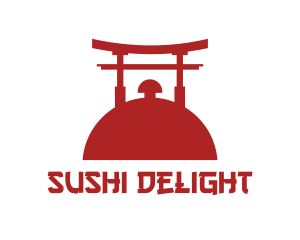 Japan Shrine Restaurant  logo design