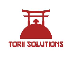 Japan Shrine Restaurant  logo design