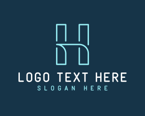 Professional Business Firm Letter H logo design