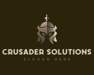 Crusader - Armor Game Warrior logo design