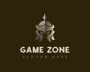 Armor Game Warrior logo design