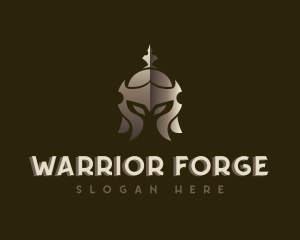 Armor Game Warrior logo design