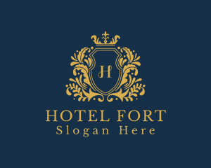 Shield Luxury Hotel logo design