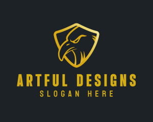 Wildlife Eagle Crest logo design