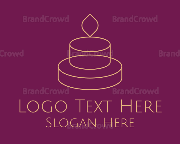 Scented Candle Layer Logo