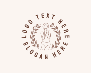 Nude - Female Woman Beauty logo design