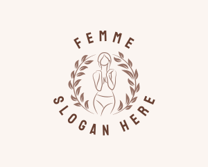 Female Woman Beauty logo design