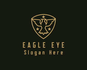 Eagle - Military Star Eagle Insignia logo design
