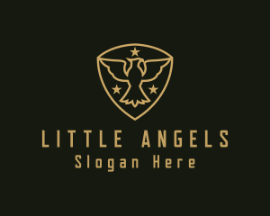 Finance Consulting - Military Star Eagle Insignia logo design