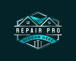 Roof Fix Maintenance logo design