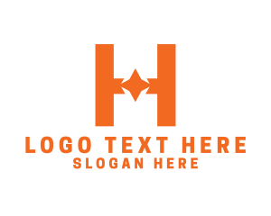 Orange Star H Logo