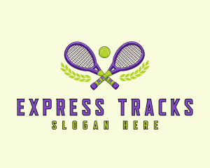 Tennis Racket Training logo design