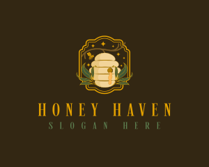 Apiculture Beehive Honey logo design