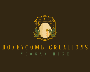 Apiculture Beehive Honey logo design