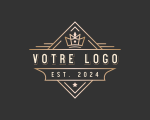 Aristocrat - Luxury Crown Boutique logo design