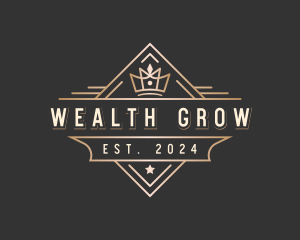 Luxury Crown Boutique logo design