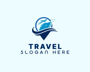 Transport Travel Location logo design