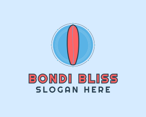 Bondi - Water Surf Board logo design