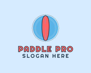 Kayak - Water Surf Board logo design