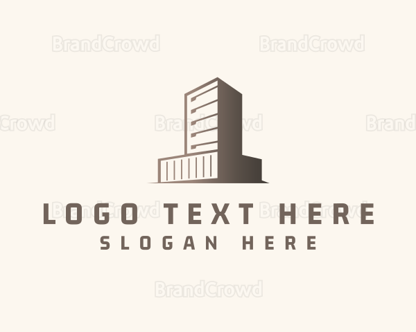 High Rise Urban Building Logo