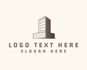 Skyline - High Rise Urban Building logo design