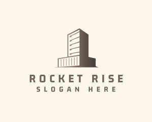 High Rise Urban Building logo design