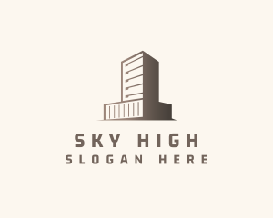 High Rise Urban Building logo design