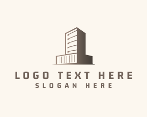 Skyscraper - High Rise Urban Building logo design