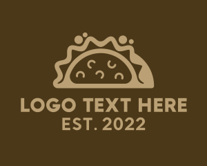 Taco Stall - Mexican Taco Food Stall logo design