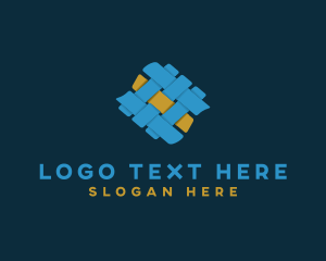 Textile - Fabric Pattern Weaver logo design