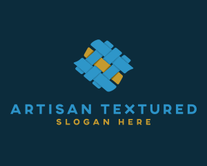 Fabric Pattern Weaver logo design
