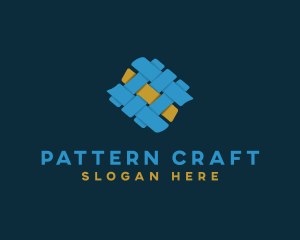 Fabric Pattern Weaver logo design