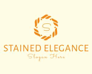 Organic Wreath Flower Boutique logo design