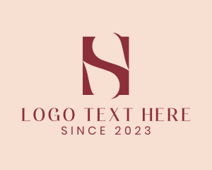 Elegant - Red Letter S Boutique logo design