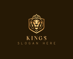 Royal King Lion logo design