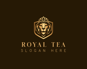 Royal King Lion logo design