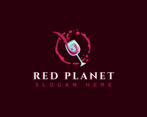 Wine Bar Liquor logo design