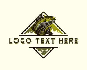 Seaweed - Fish Wildlife Seafood logo design