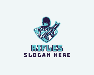 Rifle Soldier Gaming Logo