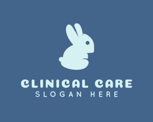 Cute Bunny Rabbit logo design