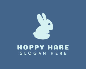 Cute Bunny Rabbit logo design