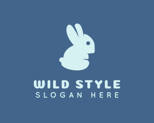 Cute Bunny Rabbit logo design