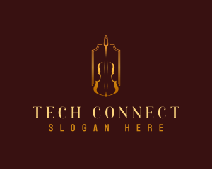 Instrument - Luxury Violin Instrument logo design
